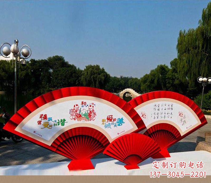菏泽不锈钢价值观雕塑——见证社会主义核心价值观