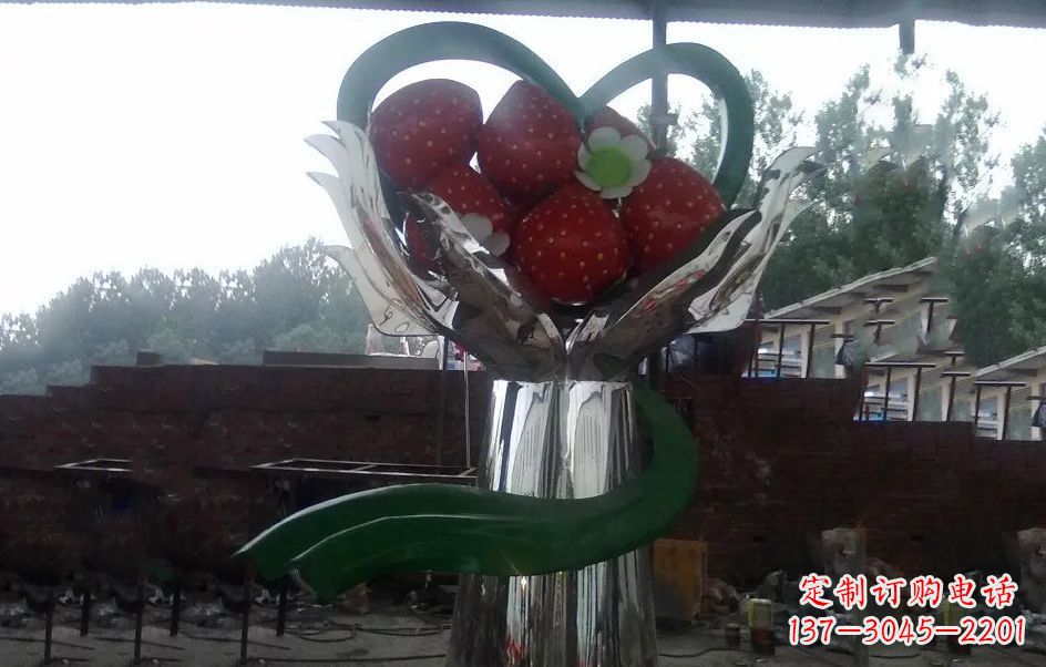 菏泽不锈钢水果雕塑精美绝伦