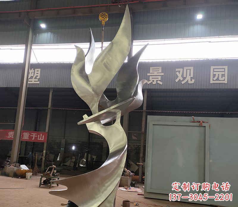菏泽不锈钢天鹅雕塑传承自然之美