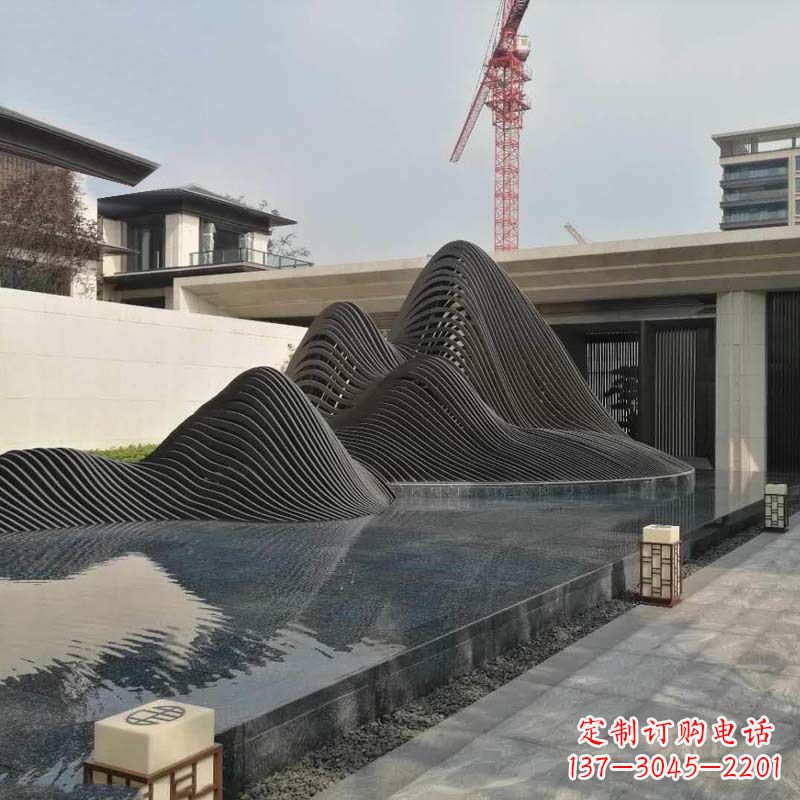菏泽不锈钢铁艺假山艺术性的美化