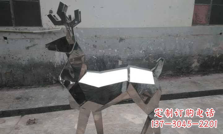 菏泽不锈钢小鹿石雕——雕塑中的优雅与高贵