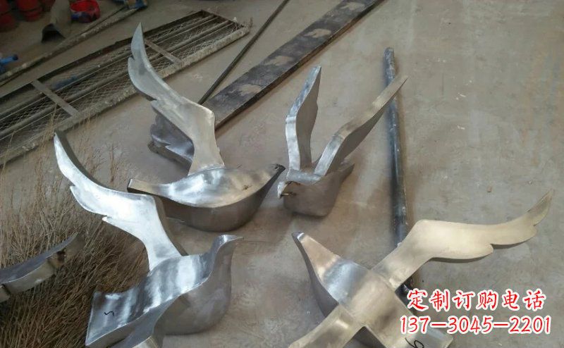 菏泽精美的不锈钢小型鸽子雕塑