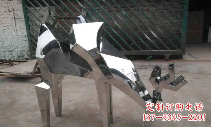 菏泽不锈钢小羊雕塑艺术的精髓