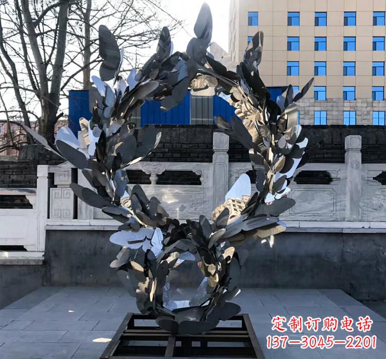 菏泽不锈钢蝴蝶之美——不锈钢艺术蝴蝶景观雕塑