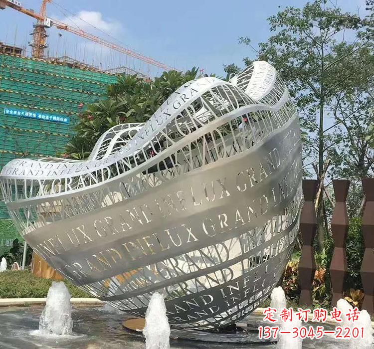 菏泽不锈钢元宝雕塑精致华贵的象征