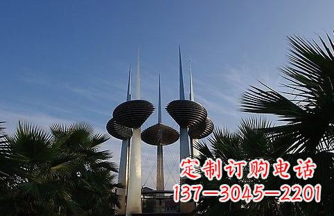 菏泽不锈钢避雷针雕塑精致静谧的安全保护