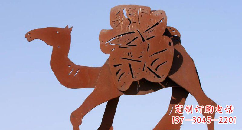 菏泽不锈钢骆驼雕塑令人惊叹的艺术精品