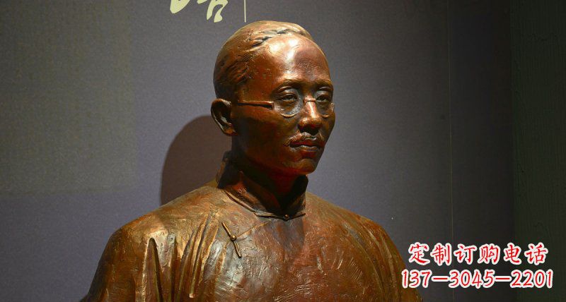 菏泽蔡元培——一位传奇民族英雄的雕塑