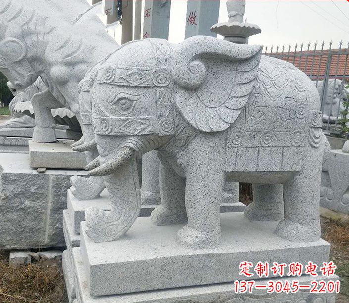菏泽藏传佛教大象雕塑