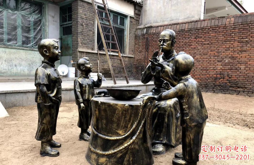 菏泽糖人雕塑缅怀中国传统文化
