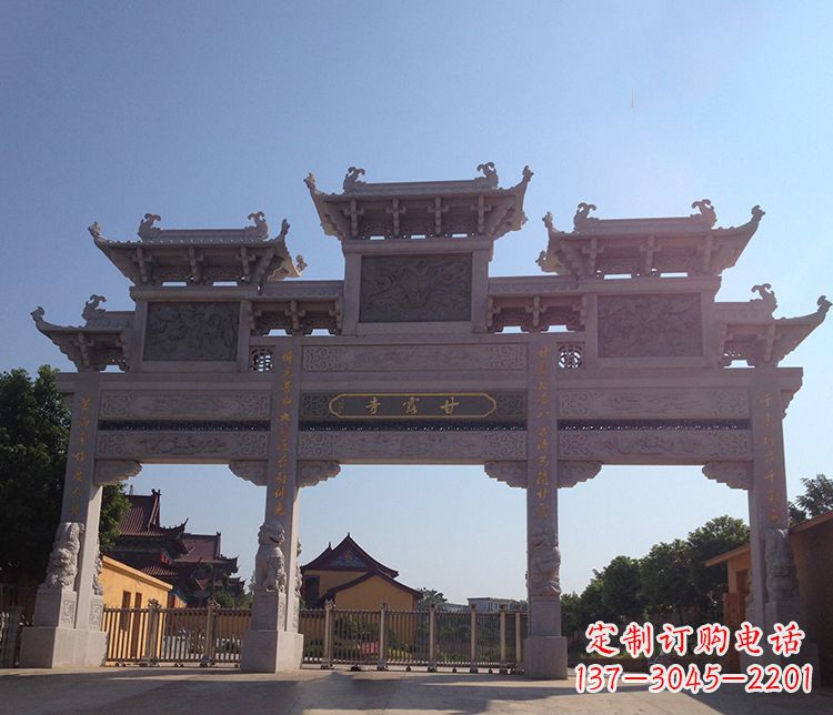 菏泽牌坊雕塑——传承民间艺术的精髓