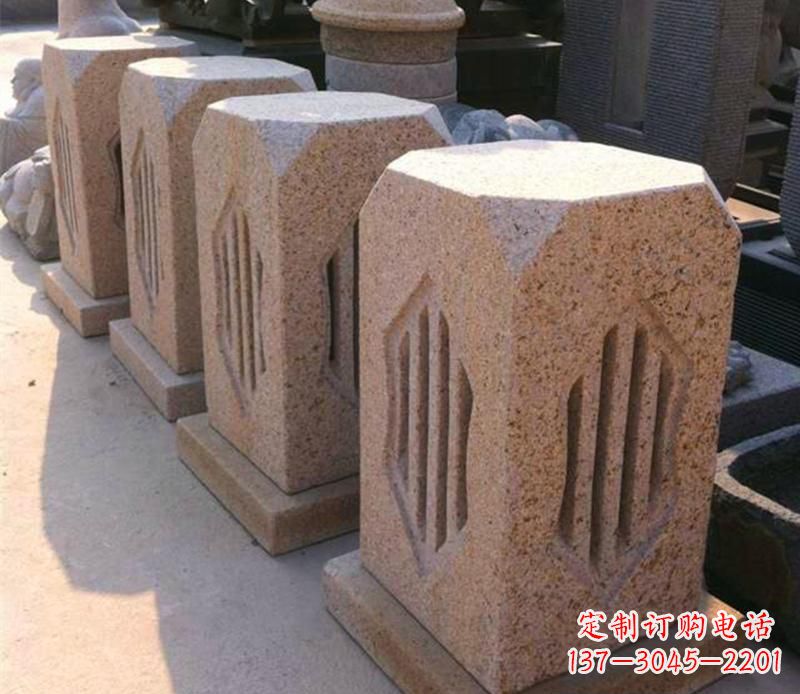 菏泽精美的大理石灯雕塑