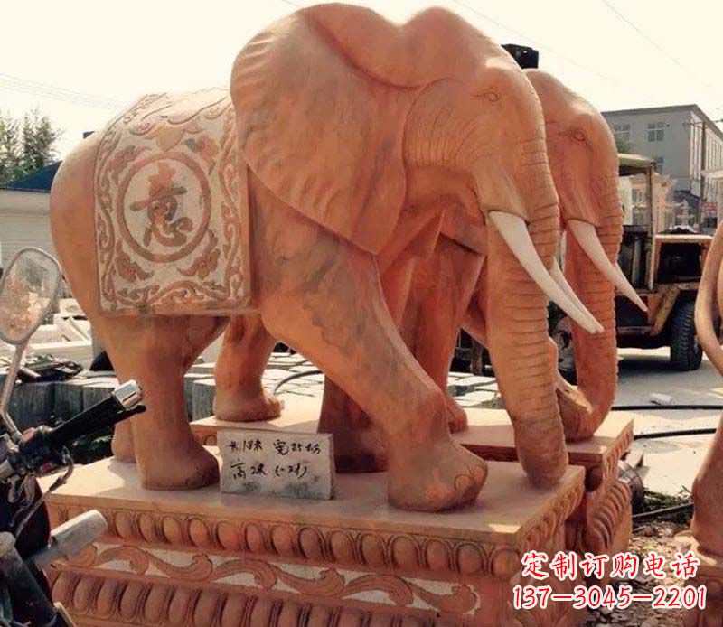 菏泽大象雕塑 传承古典文化的艺术精品