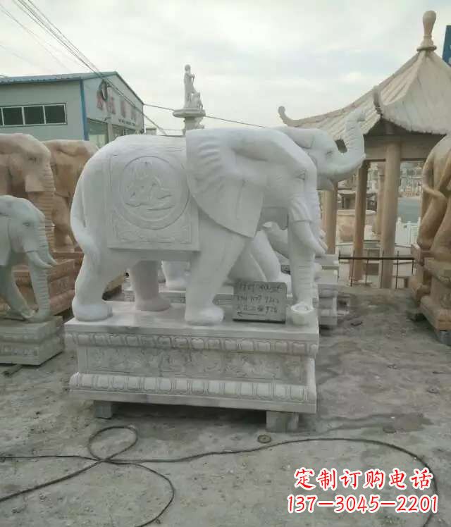 菏泽大理石大象——雕塑之美