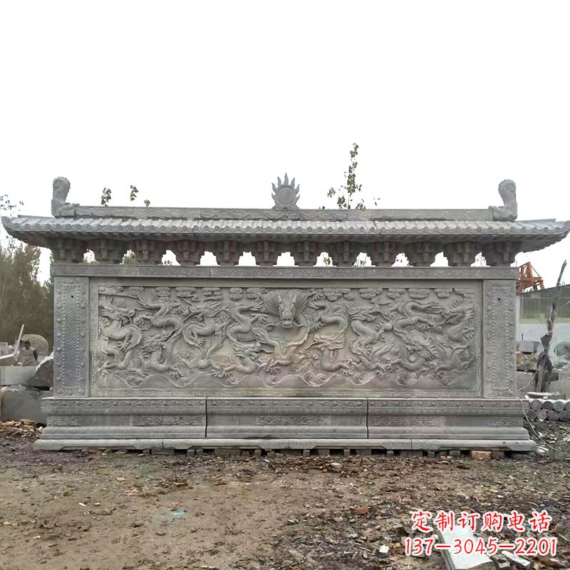 菏泽大理石影壁雕塑美丽的艺术精品