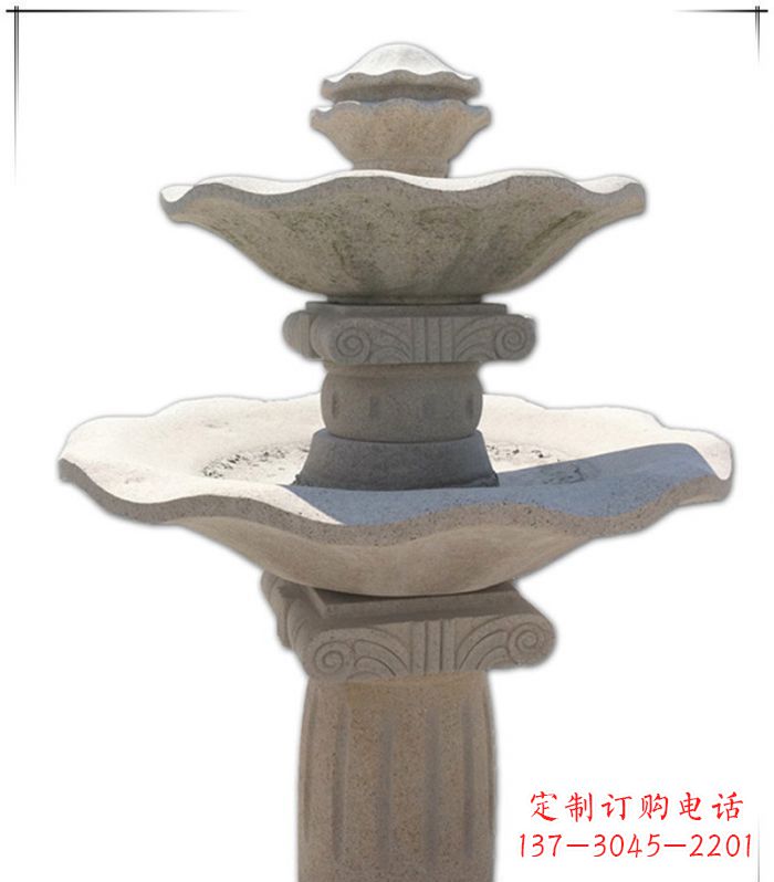 菏泽大理石多层喷泉石雕精美绝伦的艺术形式