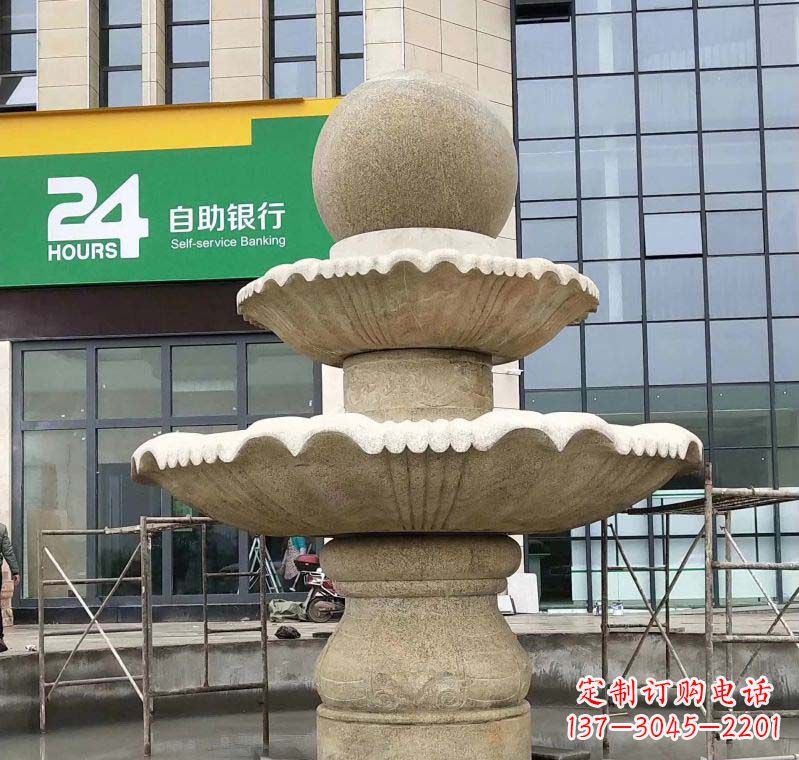 菏泽大理石风水球喷泉雕塑——振奋人心的艺术杰作