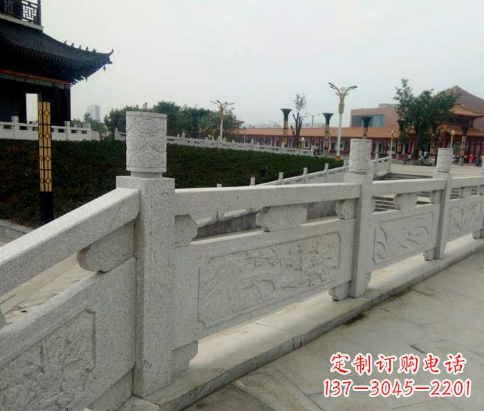 菏泽精美大理石栏板雕塑