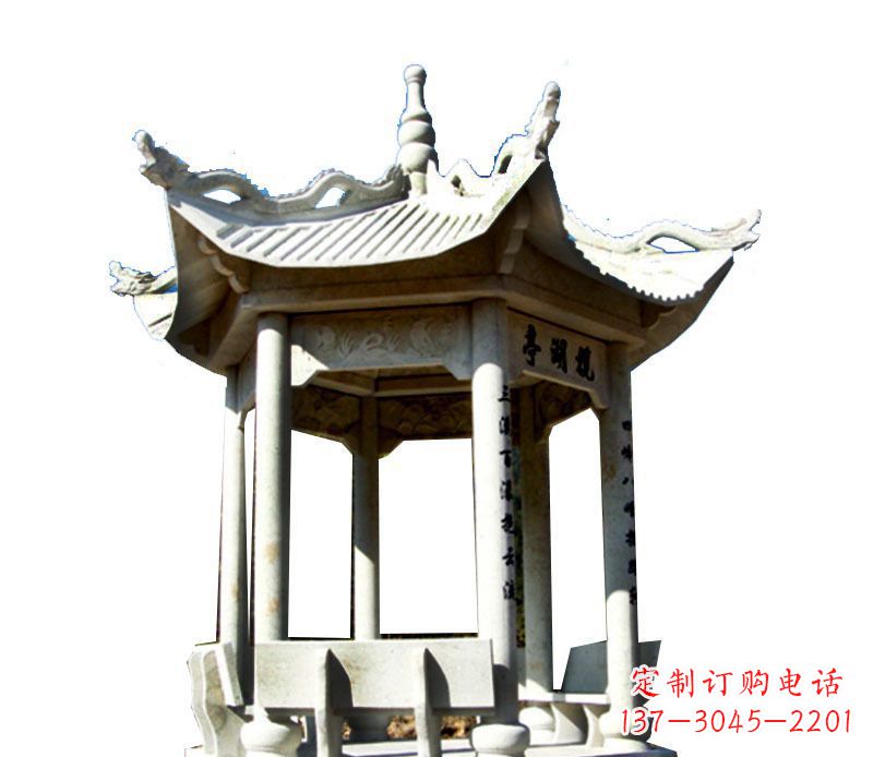 菏泽大理石凉亭石雕
