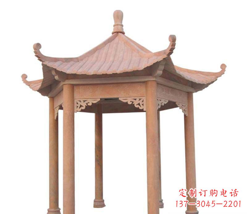 菏泽大理石六角凉亭