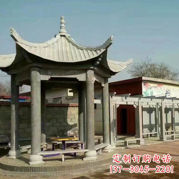 菏泽大理石凉亭庭院亭子