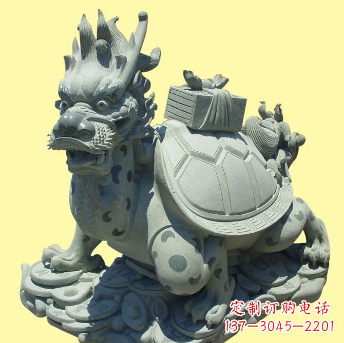 菏泽大理石龙龟雕塑