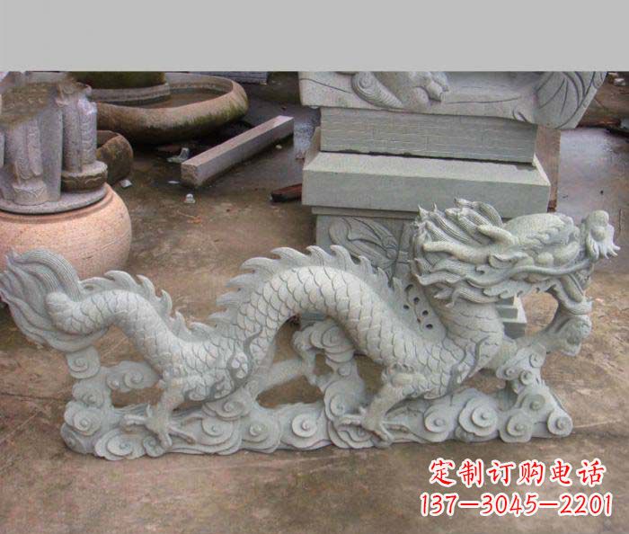 菏泽大理石龙雕塑