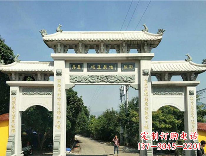 菏泽大理石牌坊雕塑