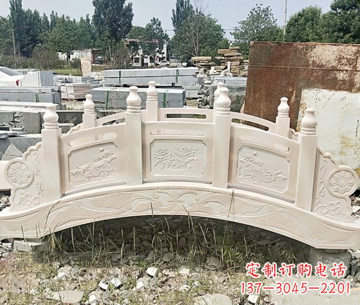 菏泽大理石小型拱桥雕塑