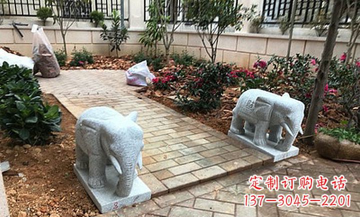 菏泽大理石小象石雕,让你的大好家园更加美丽