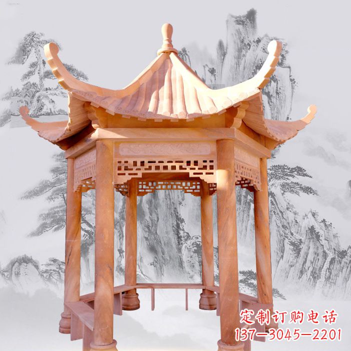 菏泽优雅大理石雕刻凉亭