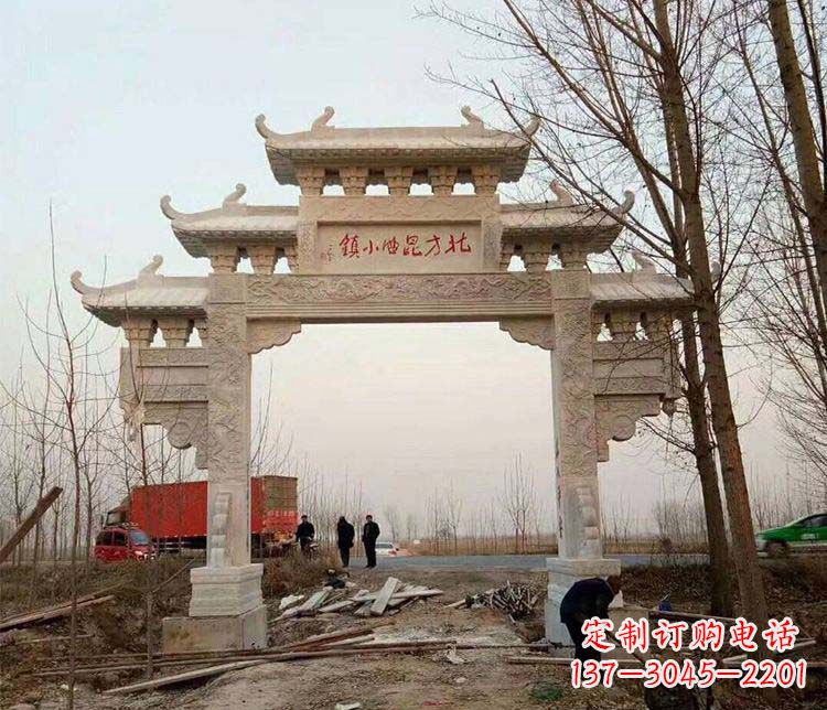 菏泽大理石牌坊石雕