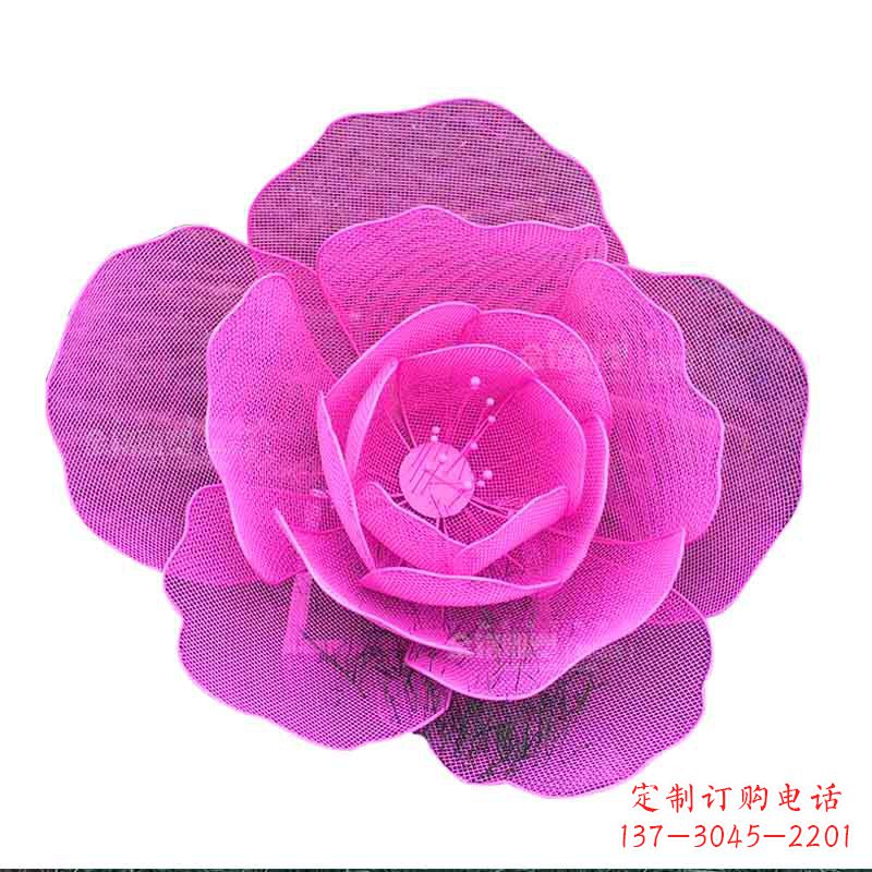 菏泽精美玫瑰金属雕塑