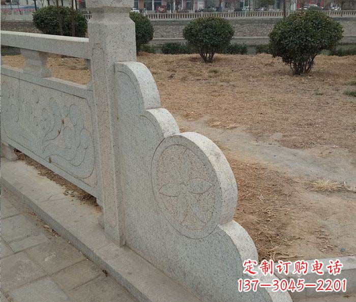 菏泽精美仿古护城河石雕栏板