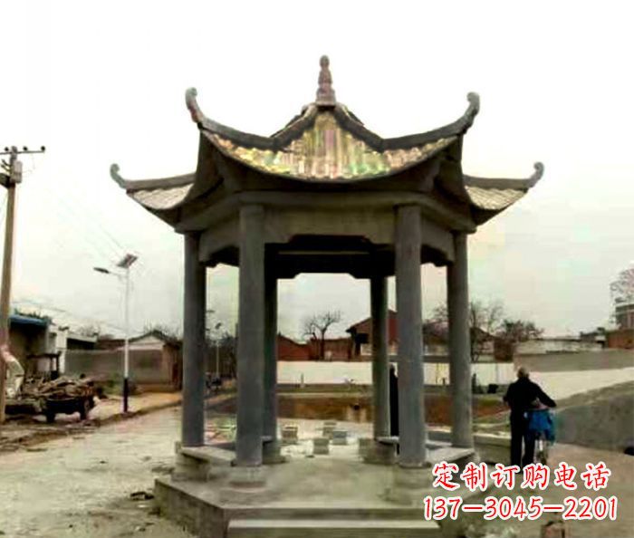 菏泽仿古凉亭石雕限量版