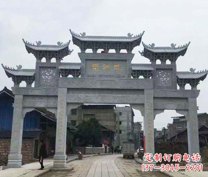 菏泽精美牌坊石雕