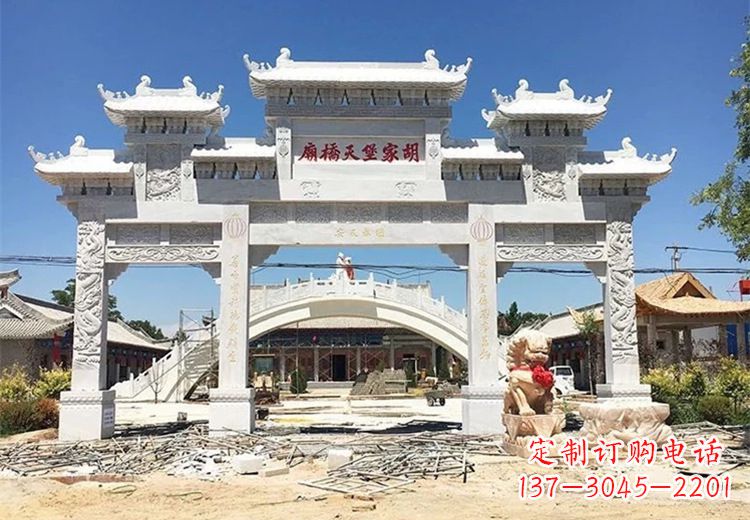 菏泽仿古石雕牌坊