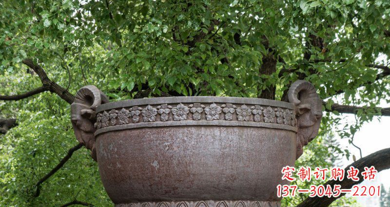 菏泽中领雕塑仿古水缸铜雕
