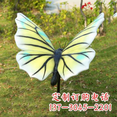 菏泽色彩丰富的仿真蝴蝶雕塑