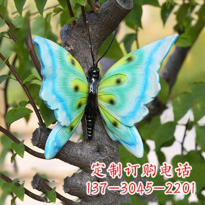 菏泽蓝色蝴蝶雕塑
