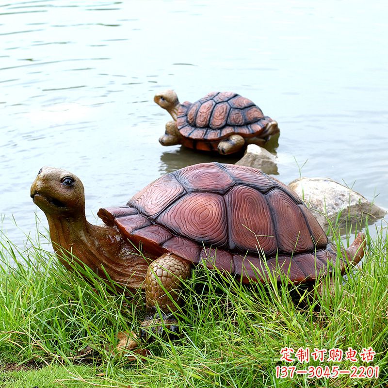 菏泽精美乌龟雕塑,点亮您的池塘水景
