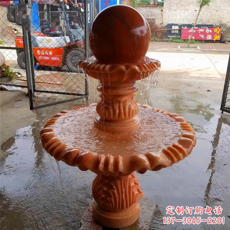 菏泽风水球石头雕塑