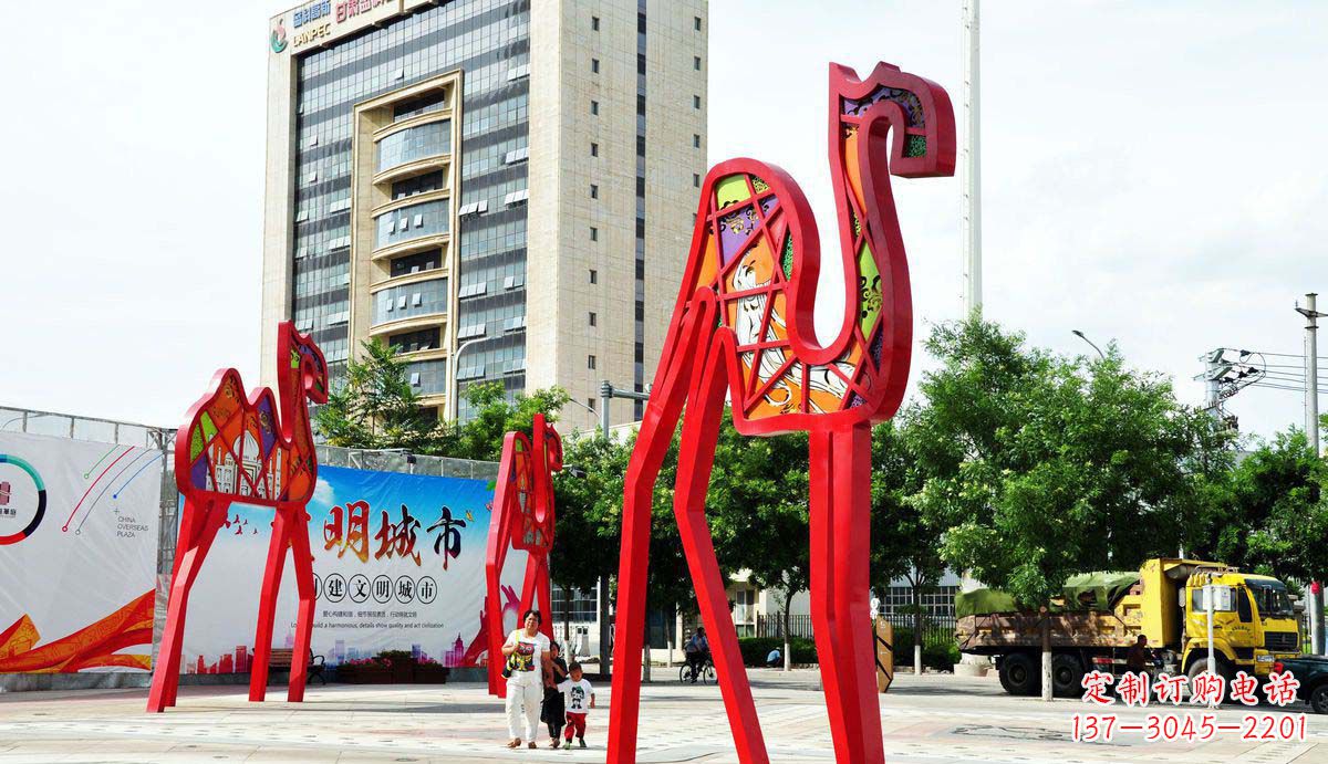 菏泽欣赏经典之美,拥有完美的高端骆驼雕塑