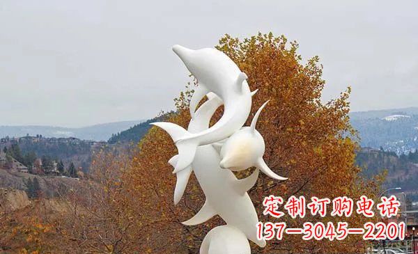菏泽山东中领雕塑海豚雕塑让自然之美悠然而生