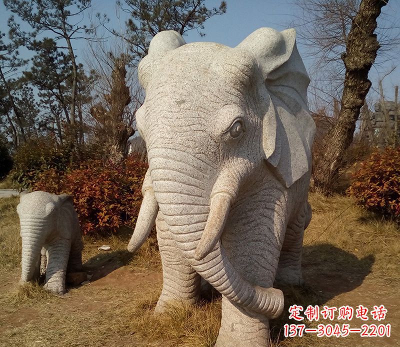 菏泽精美大象雕塑