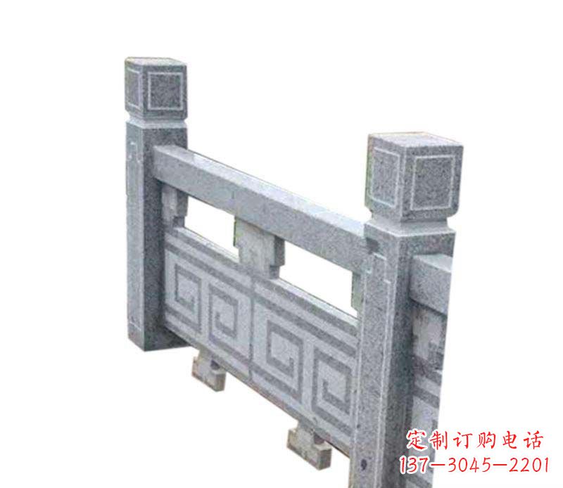 菏泽精美大理石护城河栏板雕塑