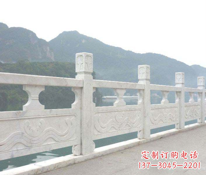 菏泽高品质公园大理石栏板景观石雕