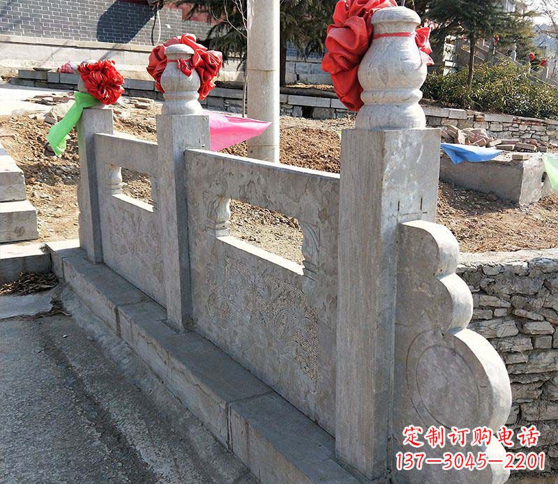 菏泽公园定制石栏板雕塑