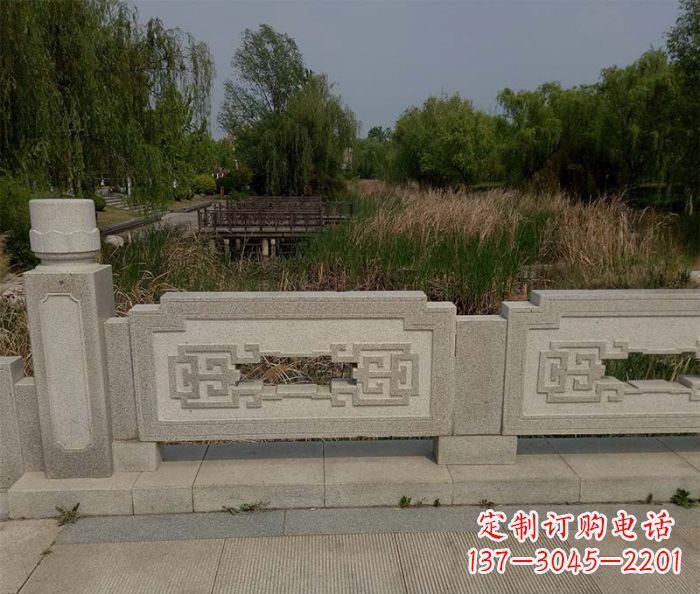 菏泽优雅大气的公园栏板雕塑