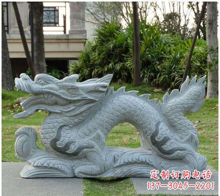 菏泽精美雕刻的大理石龙雕塑